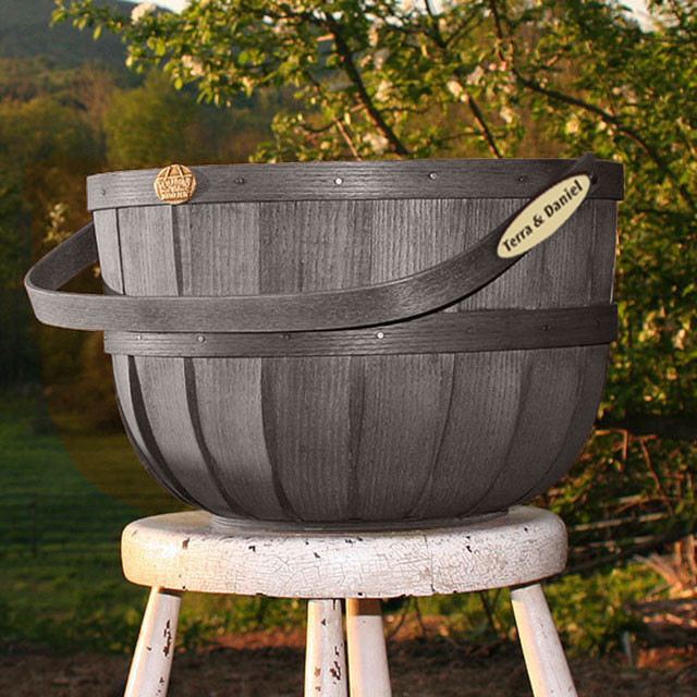 Peterboro New England Half Bushel Basket - personalization
