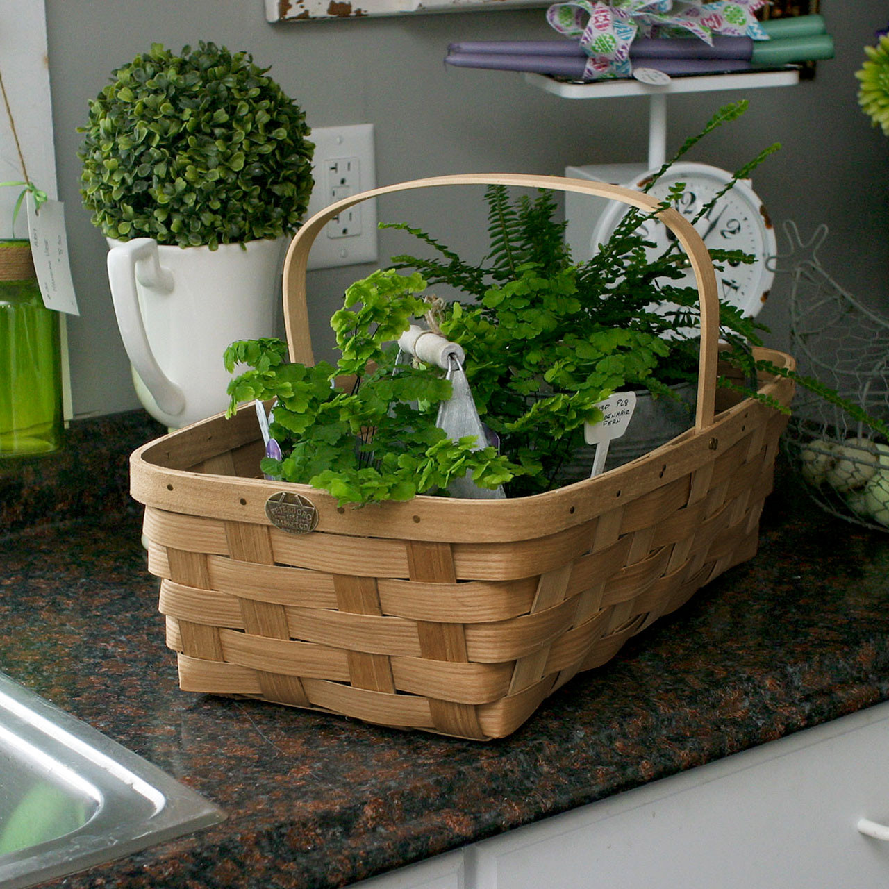 Garden Basket | Peterboro Greenhouse Market Basket