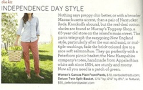 Martha Stewart Living Magazine Feature - Peterboro Basket Company