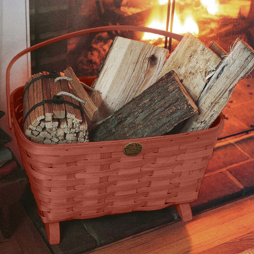 Magazine & Fireside Basket | Peterboro Large Magazine & Fireside