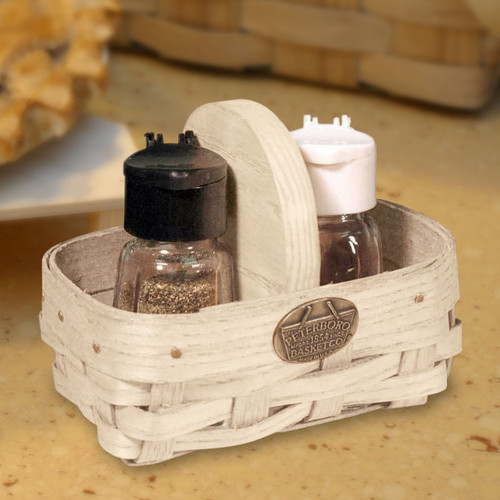 Salt & Pepper Shaker Basket  Peterboro Salt & Pepper Caddy