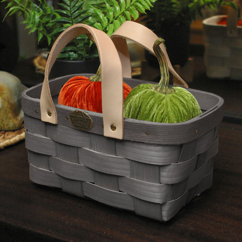 小物入れ Peterboro Basket TRADITIONAL BASKET RARE Vintage Peterboro Basket Co. Set of 2 Baskets, Large Footed