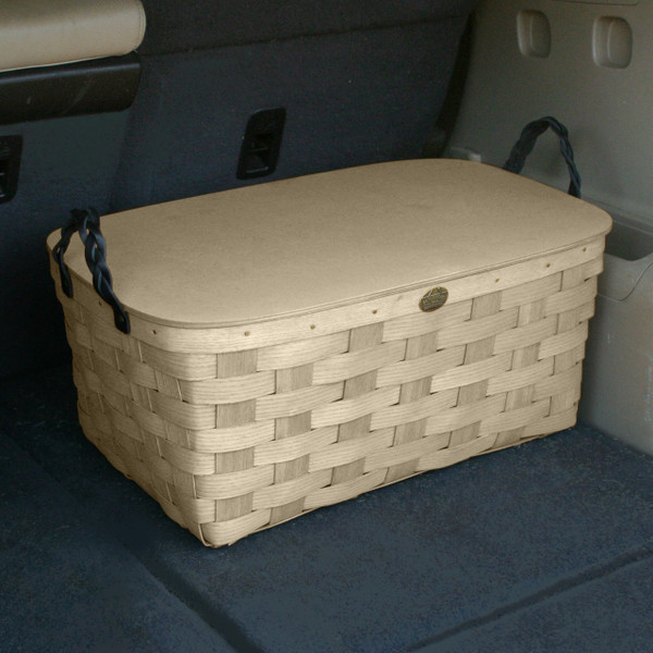 Storage Basket | Peterboro Deluxe Storage Basket with Lid
