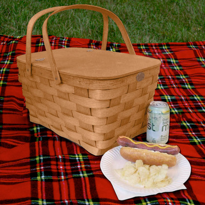 Peterboro Family Picnic Basket for Four