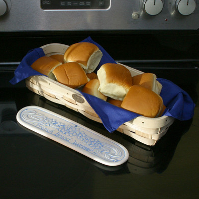 Peterboro Bread Basket & Porcelain Warmer Set