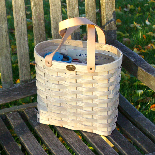 小物入れ Peterboro Basket TRADITIONAL BASKET PBC-picnic-handles-9542-cherry