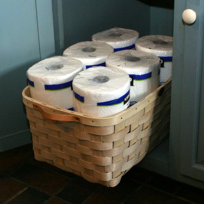 Peterboro Paper Towel Storage Basket