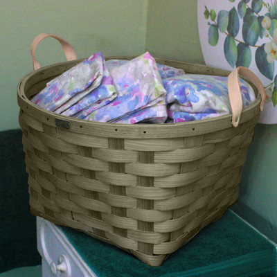 Peterboro Wildflower Laundry Basket