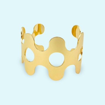 Circulos Gold Cuff Bracelet | b1