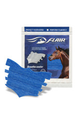 Blue FLAIR Equine Nasal Strip and Package