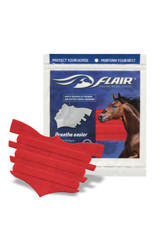 Red FLAIR Equine Nasal Strip and Package