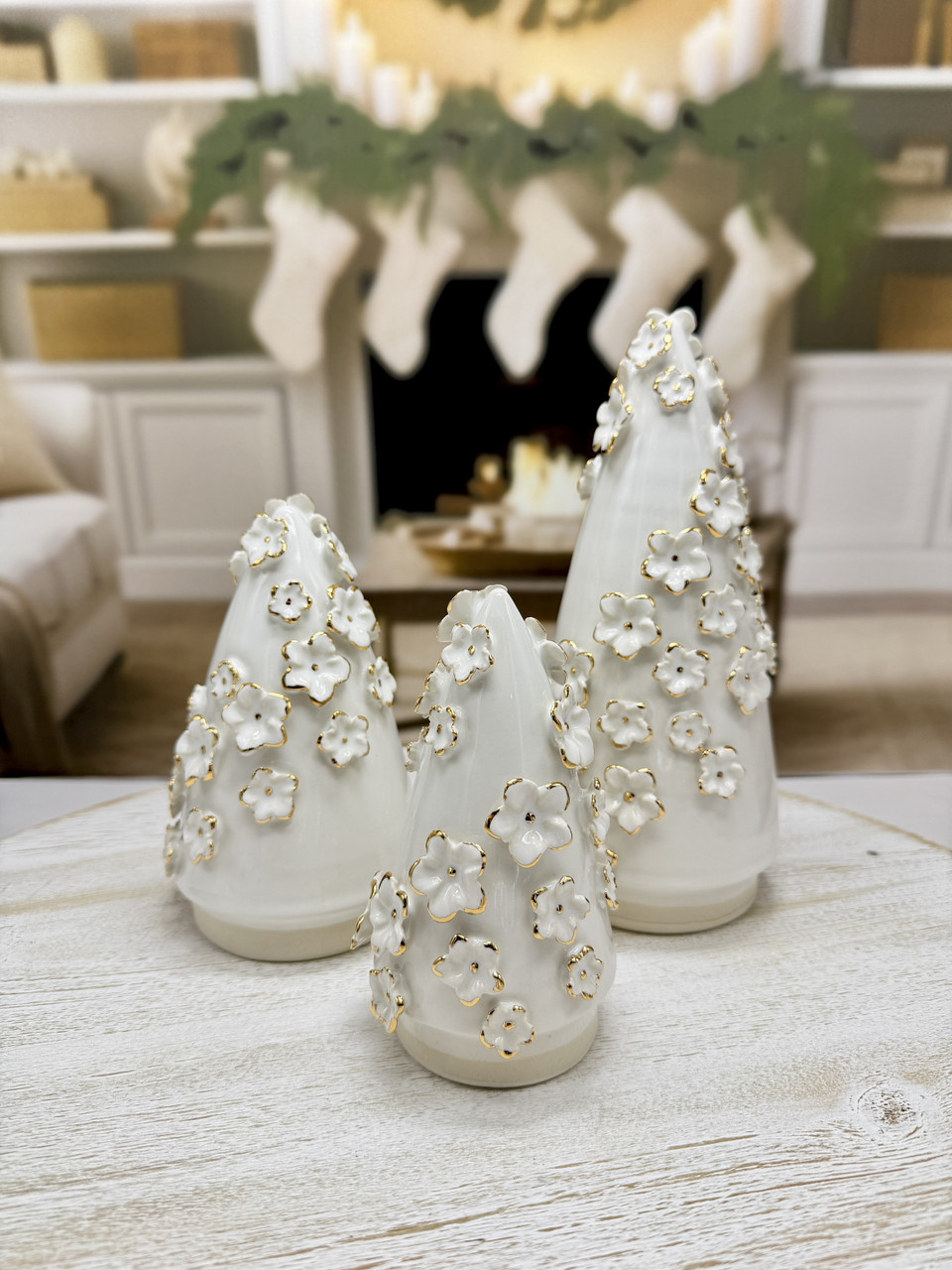 Floral Tree Set of 3