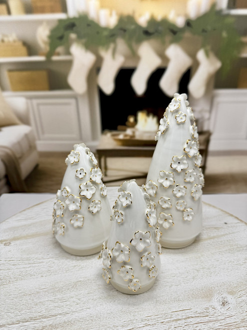 White & Gold Trees - Juniper & Lark Ceramics