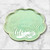 Handmade Scallop Shaped Ceramic Dish-Turquoise