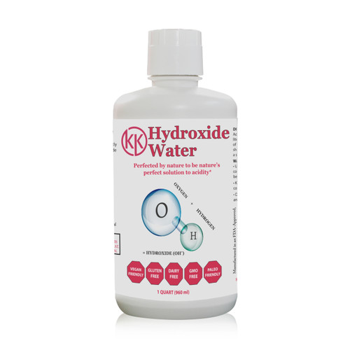 This picture describes front view of Keto Kerri Hydroxide Water bottle.