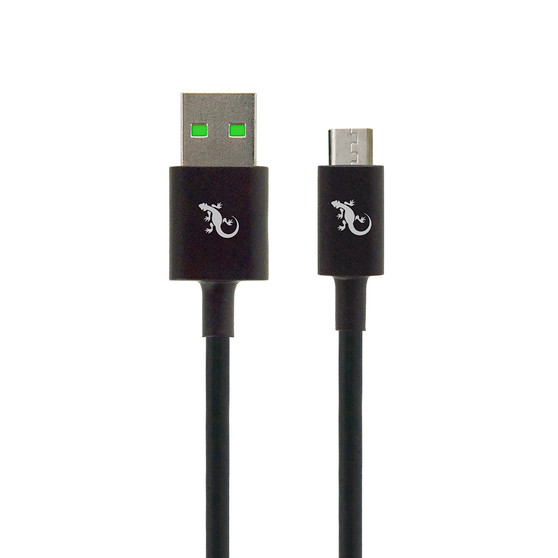 USB to micro-USB cable - 1.2m black round cable