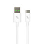 USB to USB-C cable - 1m white round cable