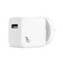 White single USB port phone charger with Australian plug