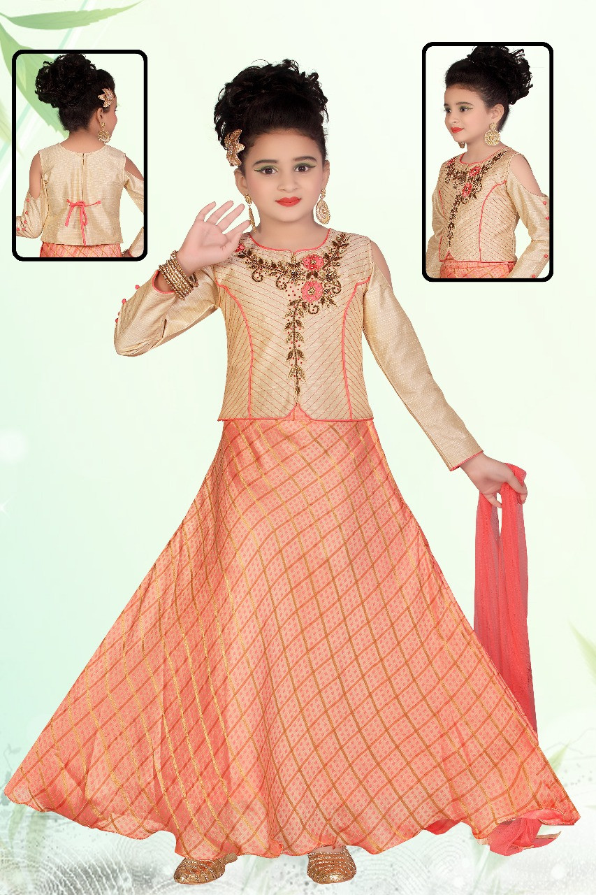 girls long lehenga