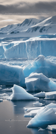 Ethereal Glaciers Carving Through a Remote Arctic esrgan10025