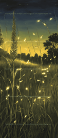 Luminous Fireflies Illuminating a Peaceful Summer esrgan10029