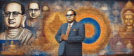 Dr. Bhimrao Ramji Ambedkar An artistic fusion of Dynamic esrgan   10261
