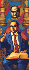 Dr. Bhimrao Ramji Ambedkar An artistic fusion of Dynamic esrgan   10268