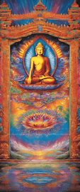 Gateway to Nirvana   Picture Buddha standing  esrgan   10287
