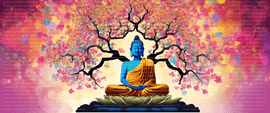 Radiant Enlightenment   Picture Buddha seated esrgan   10325
