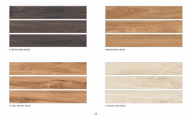 Colorful Wooden Strips Floor Tiles (3 in a Box) - PN 036