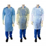 Isolation Gown Fluid Resistant Universal, Yellow Ea