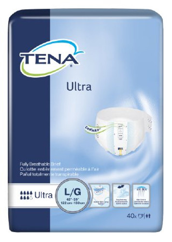 Adult Incontinent Brief TENA® Ultra Tab Closure Large Disposable Heavy Absorbency (40/BG 2BG/CS)