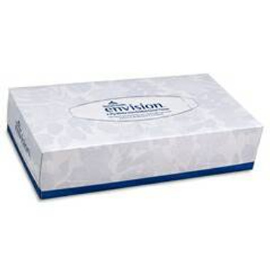 TISSUE, FACIAL ECON 2PLY WHT (30BX/CS) 