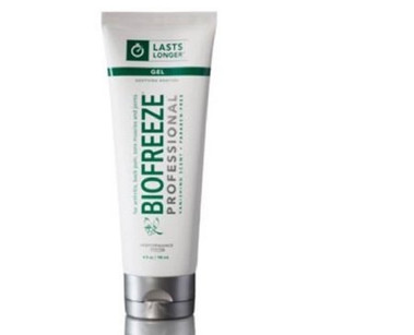 Pain Relief Biofreeze® Professional Pharmacopeia Menthol Arnica Extract and Aloe Gel 4 oz. BIOFREEZE, GEL GRN 4OZ (12/BX)