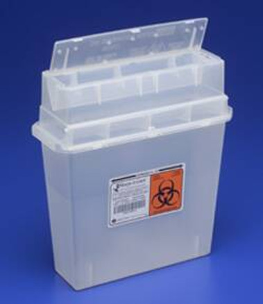 CONTAINER, SHARPS RED 5QT Compatible with McKesson item# 2262