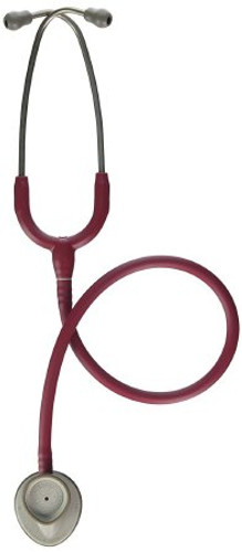 Classic Stethoscope Littmann® Lightweight II S.E. Burgundy 1-Tube 28 Inch Tube Double Sided Chestpiece