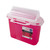 CONTAINER, SHARPS RED 5.4QT Each, 12ʺ x 4.5ʺ x 11.3ʺ 