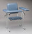 Blood Drawing Chair 1 Straight Arm / 1 Flip Up Arm Blue