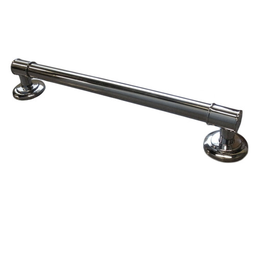 1.25" Diameter Decorative Grab Bar Style #1 in Chrome