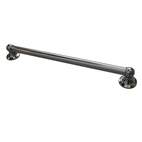 1.25" Diameter Decorative Grab Bar Style #2 in Chrome