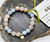 Gemini Stretch Bracelet, Flower Agate and Aquamarine