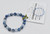Communication Stretch Bracelet, Blue Kyanite and Aquamarine