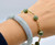 14kgf Jade Thick Chain Bracelet