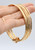 14kgf Seven Day Bangle Set with 4mm Heart