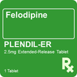 Plendil ER 2.5mg 1 Tablet