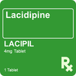 Lacipil 4mg 1 Tablet