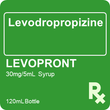 Levopront 30mg / 5mL Syrup 120mL