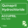 Accupril 20mg 1 Tablet