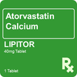 Lipitor 40mg 1 Tablet