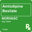 Norvasc 5mg 1 Tablet